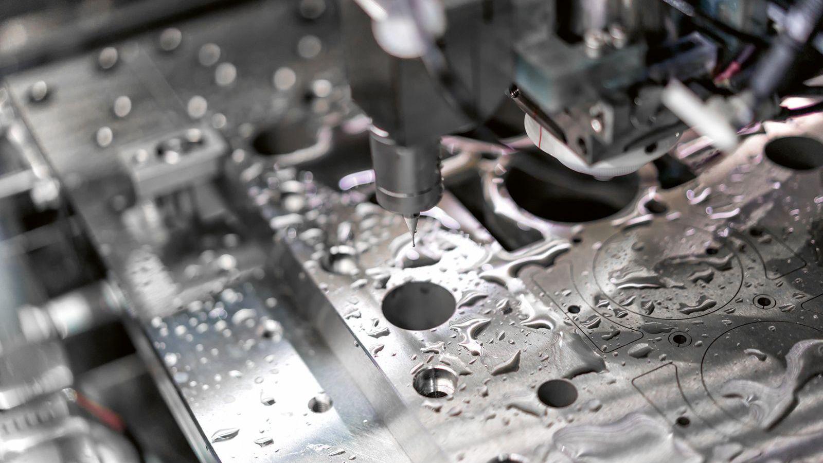 Machined metal parts in wet environments